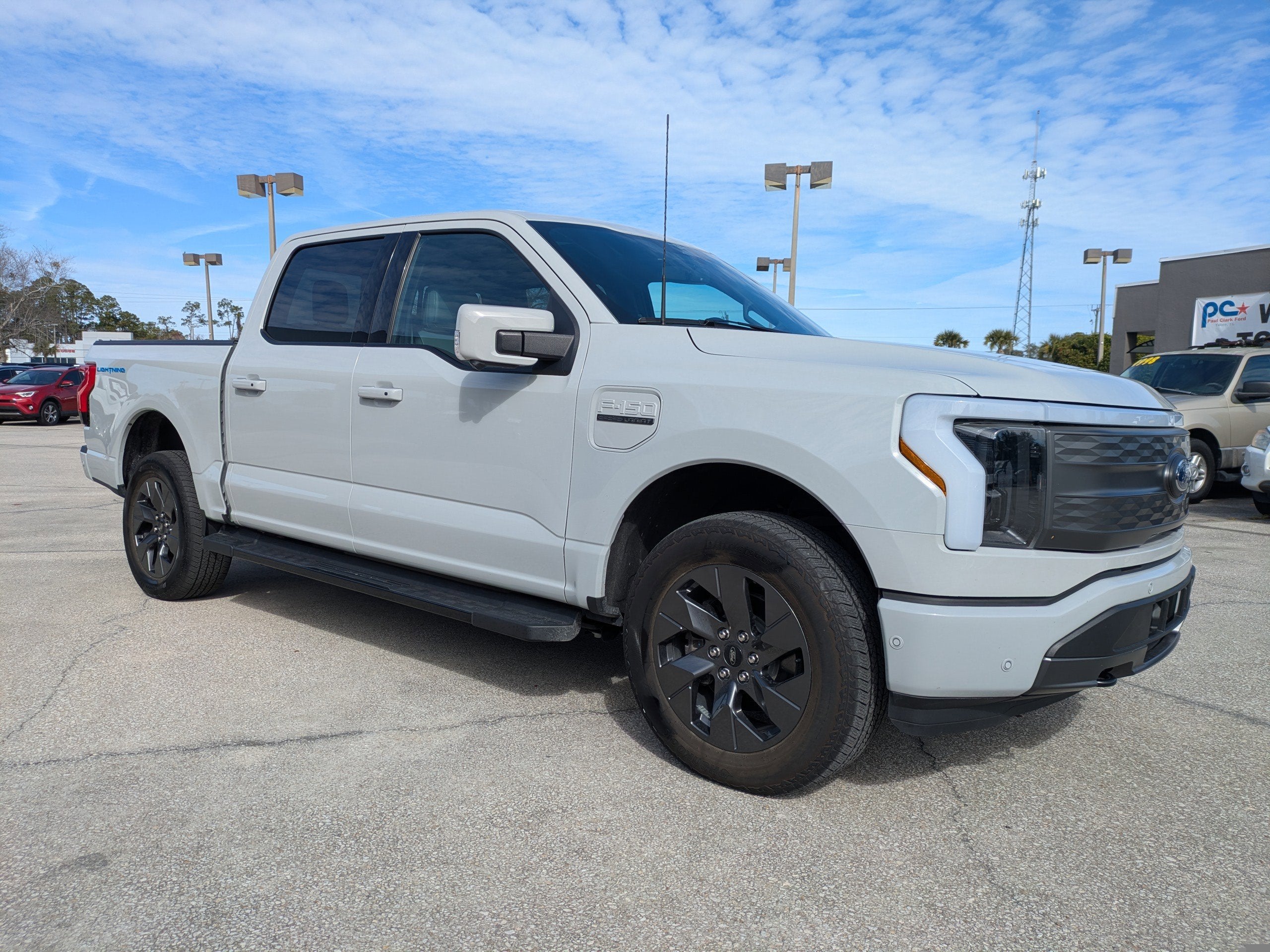 Used 2023 Ford F-150 Lightning Lariat with VIN 1FTVW1EV1PWG02363 for sale in Yulee, FL