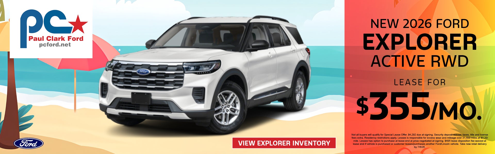 Explorer June Lease