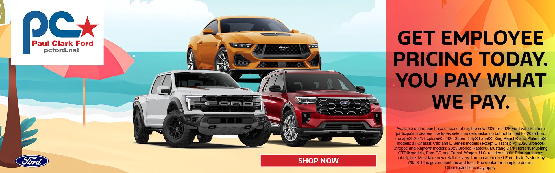 Employee Pricing June